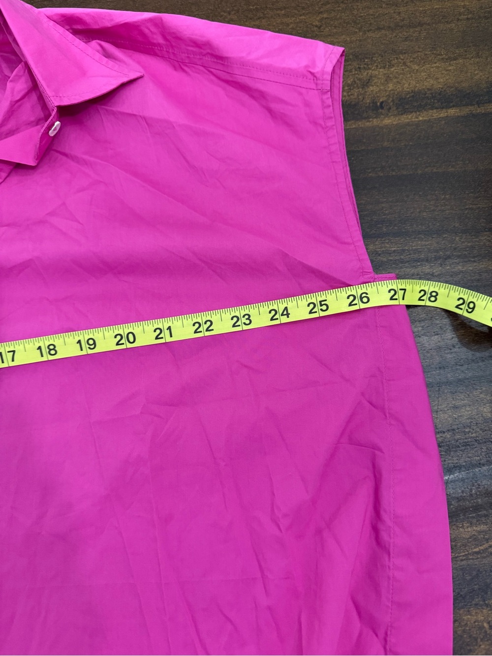 Pinch Short Sleeve Oversized Top in a vibrant fuchsia - Picture 6 of 7